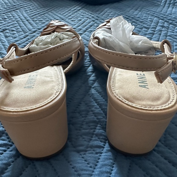 Anne Klein Women's Penelope Heeled Sandals in Nude| Size 8 - Picture 5 of 7